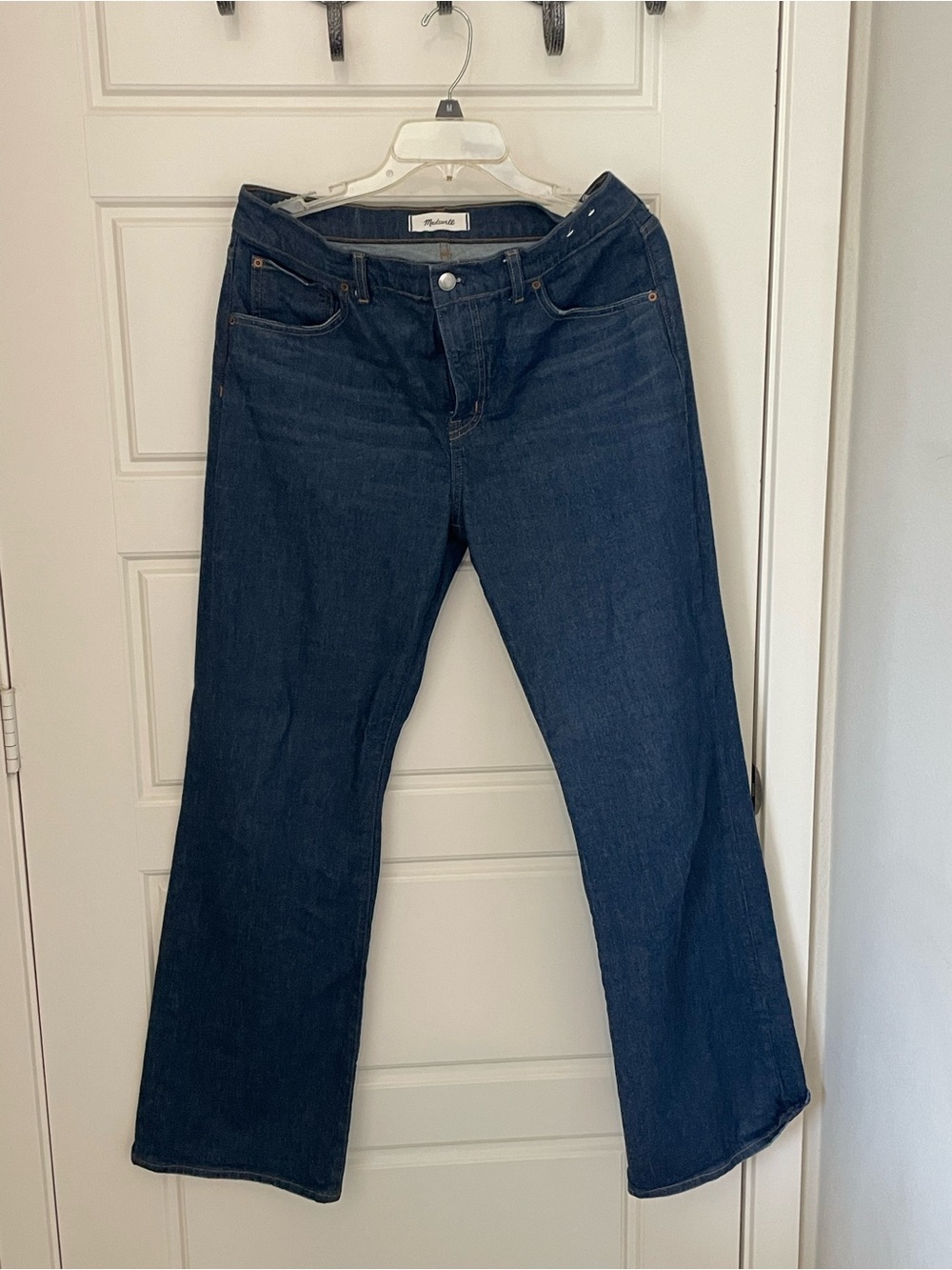 Madewell Dark Blue Wide Leg Jeans